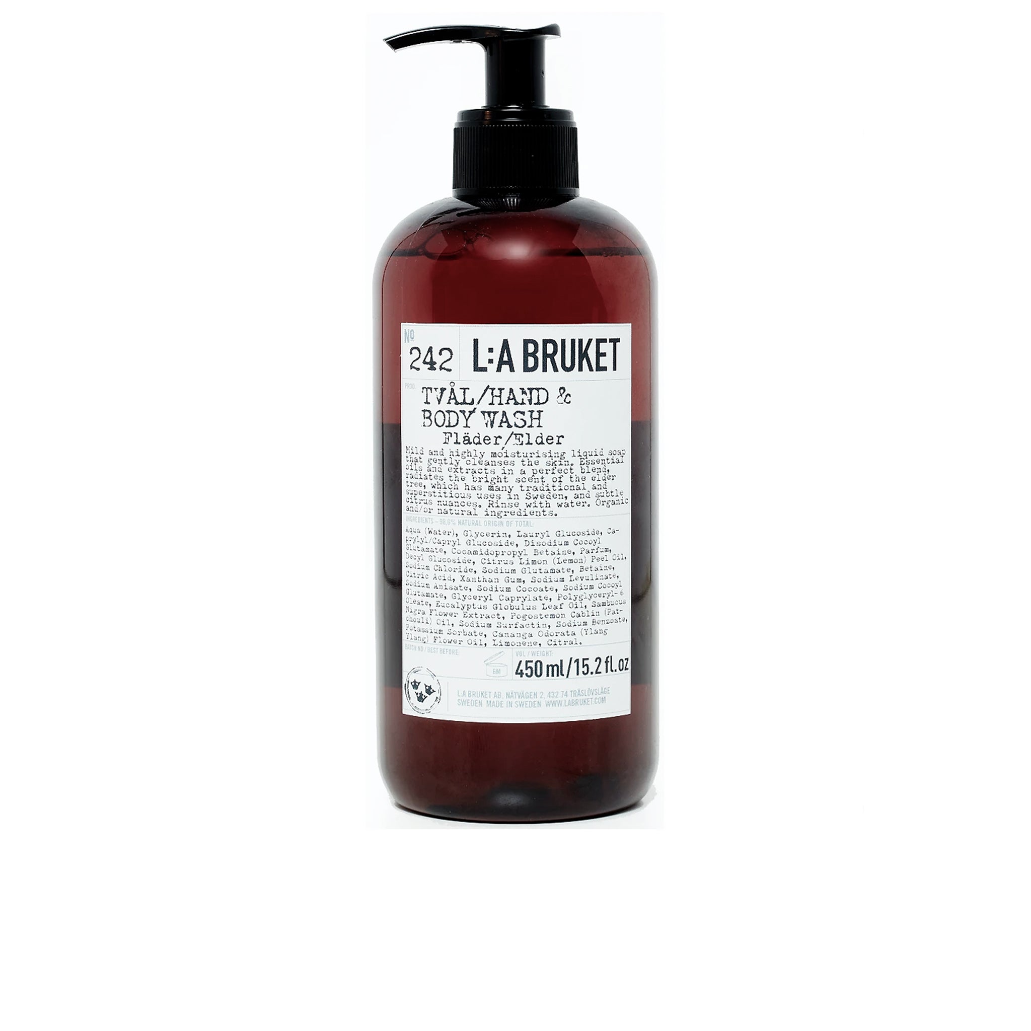242 Hand & Body Wash Elder - L:A Bruket