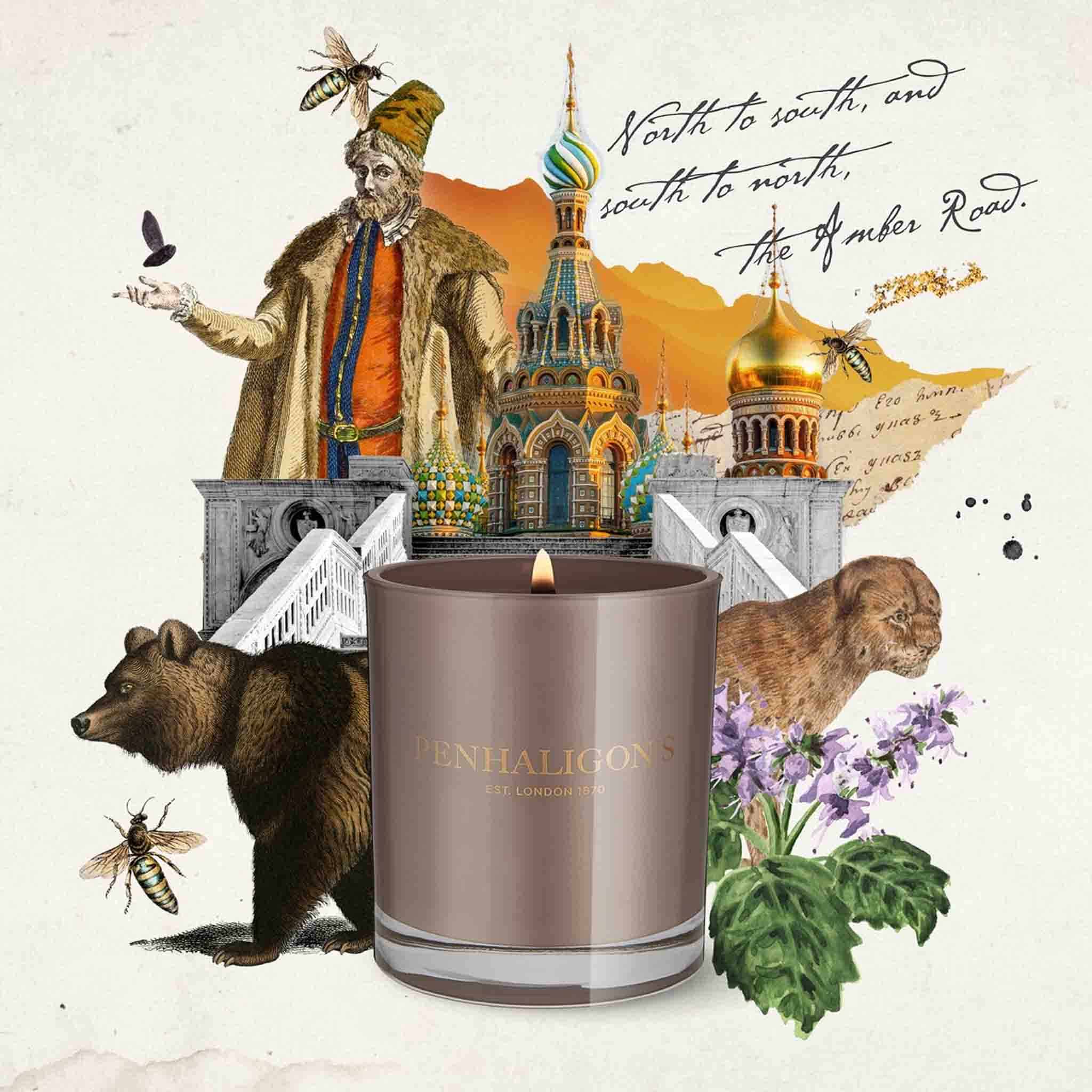Anbar Stone Medium Candle - Penhaligon's - Image 4