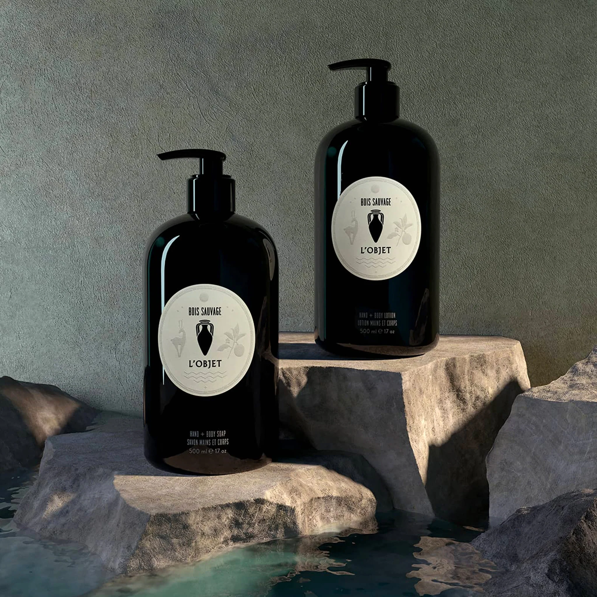 Bois Sauvage Soap + Lotion Duo Set - L'Objet - Image 3