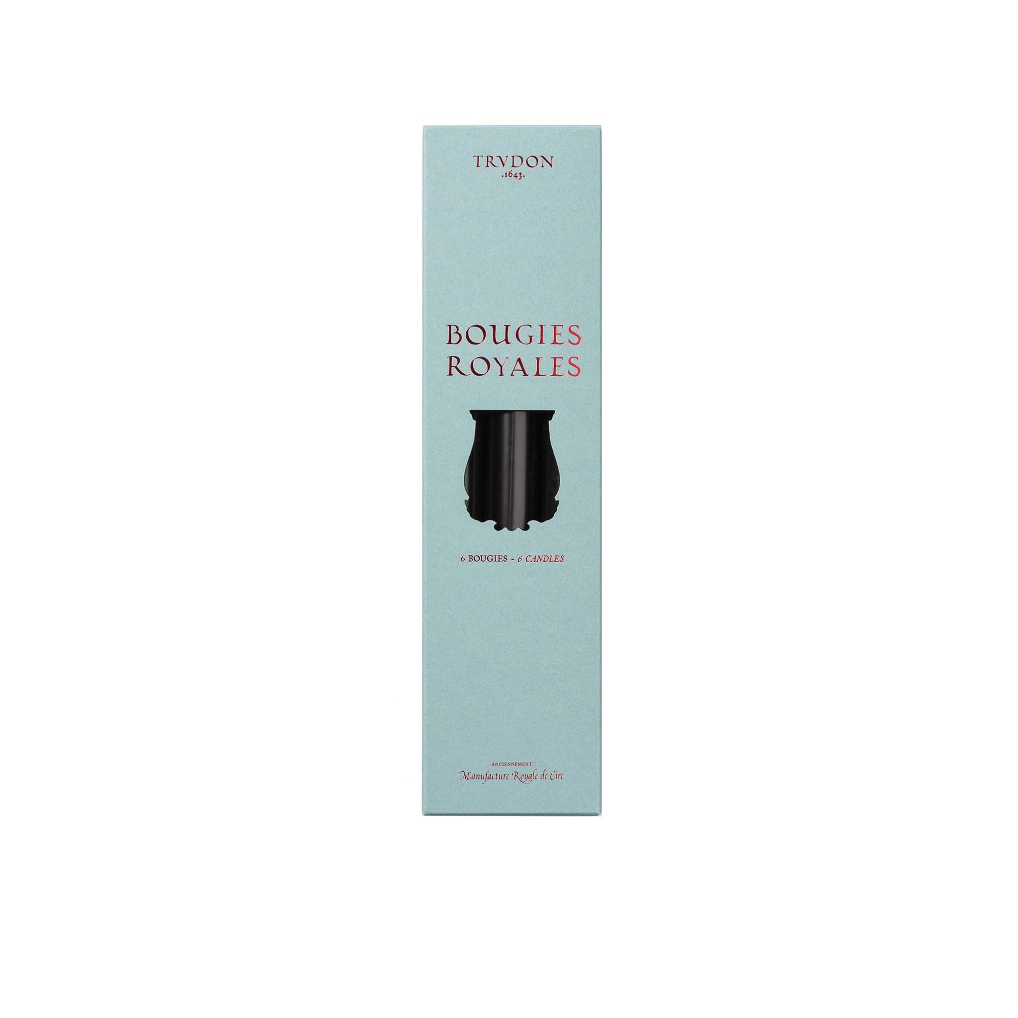 Box di 6 Candele Black Royale - Trudon - Image 2