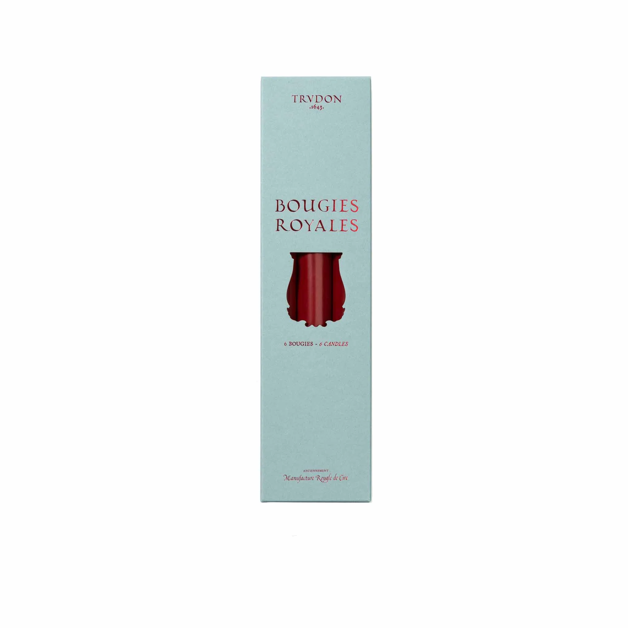 Box di 6 Candele Burgundy Royale - Trudon - Image 2
