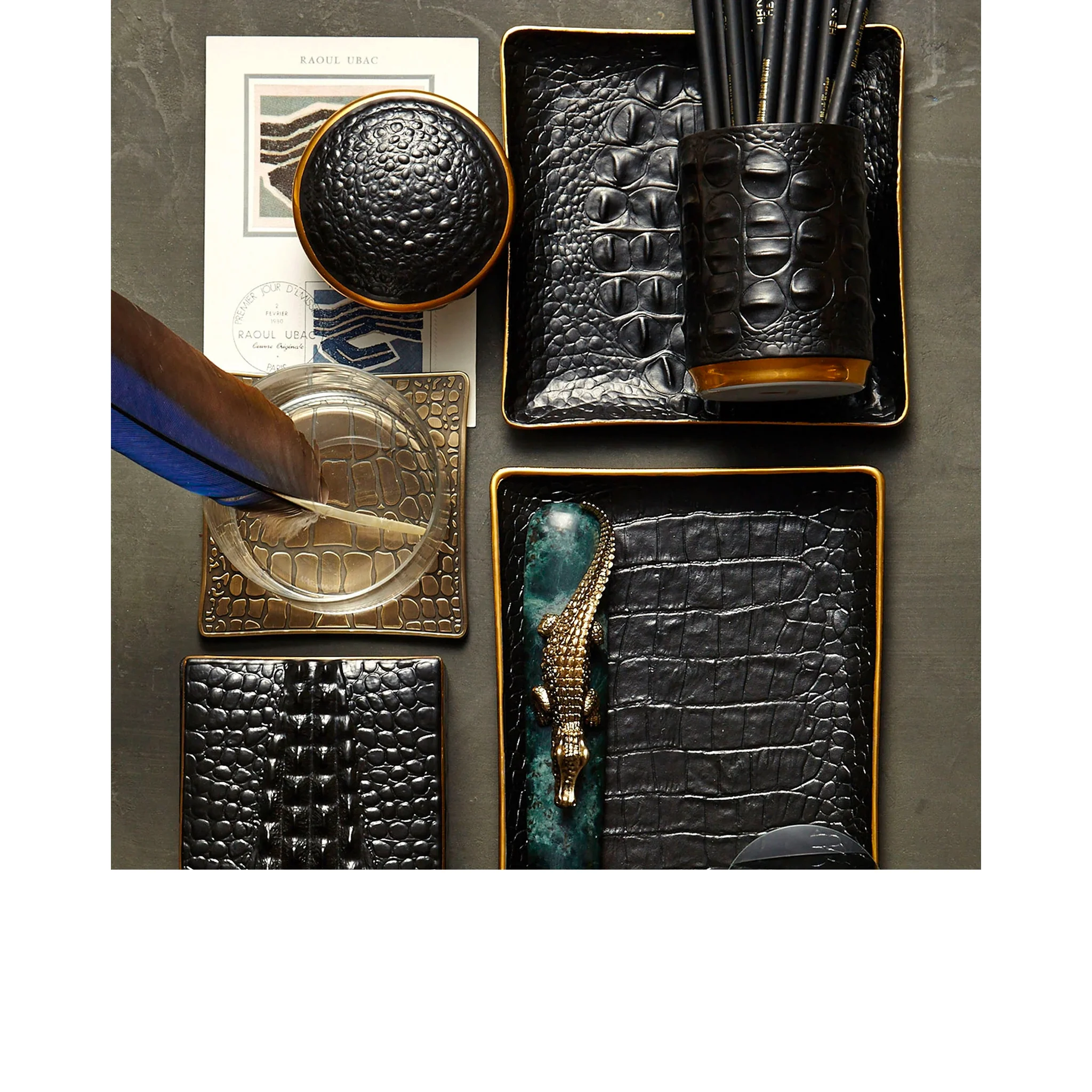 Crocodile Pencil Cup - L'Objet - Image 3