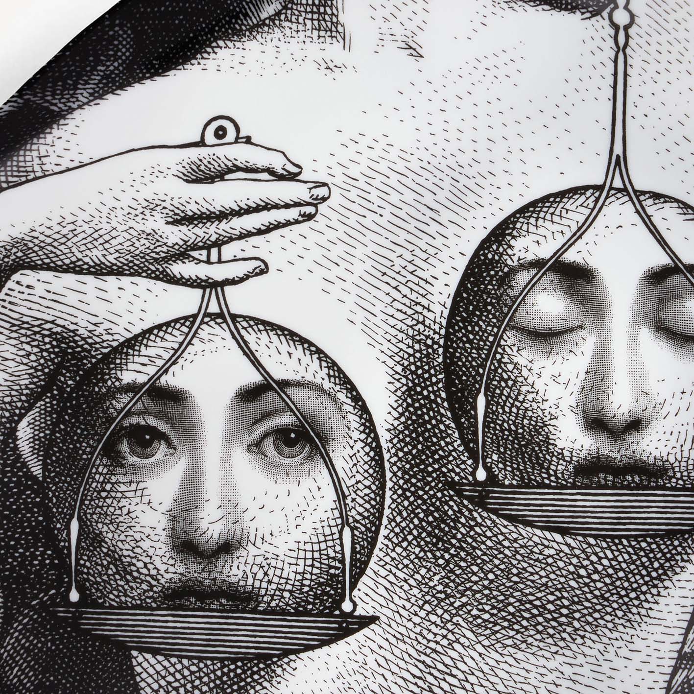 Piatto Zodiaco Bilancia Tema e Variazioni N. 354 - Fornasetti - Image 3