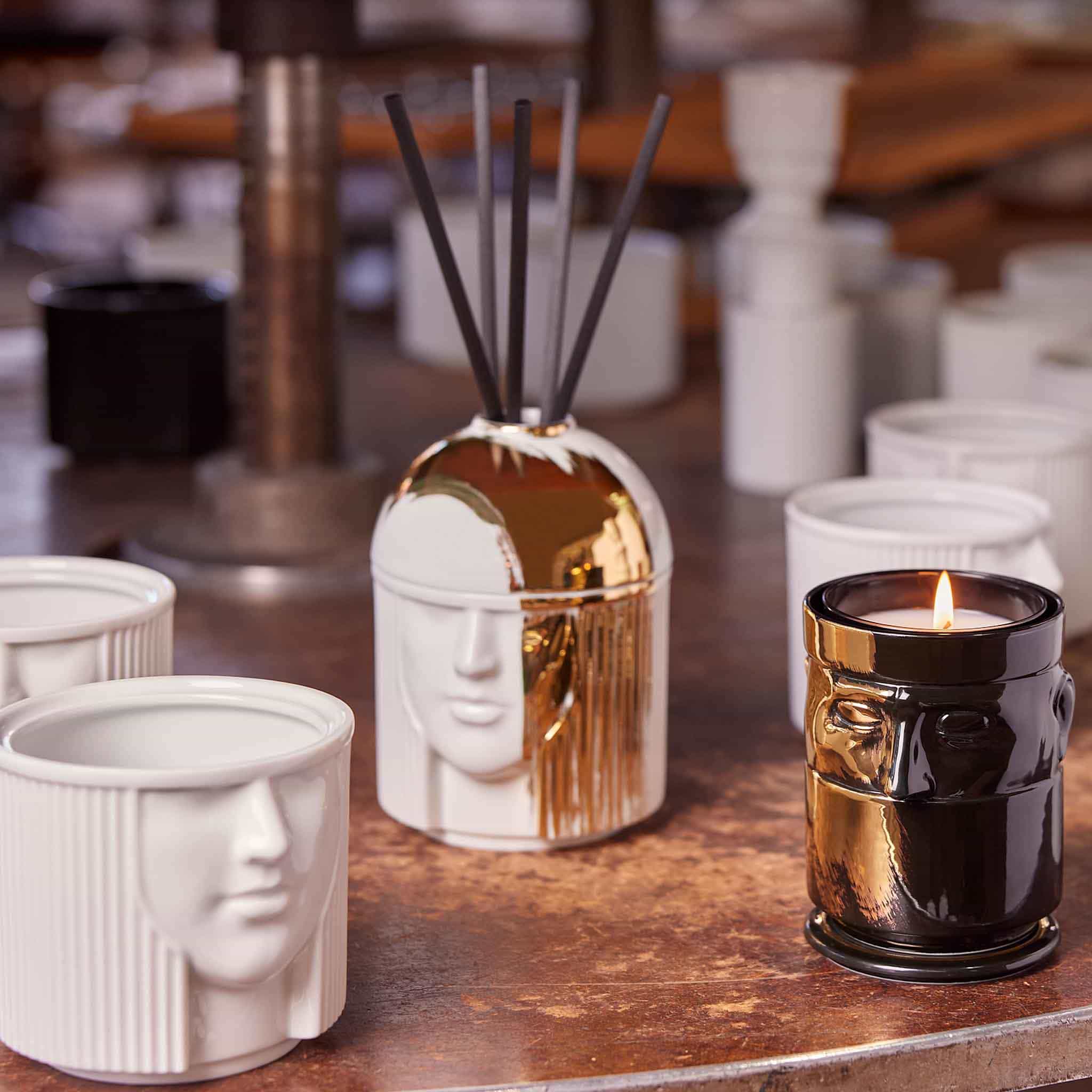 Porta Diffusore L'Amazzone White/Gold - Ginori - Image 5