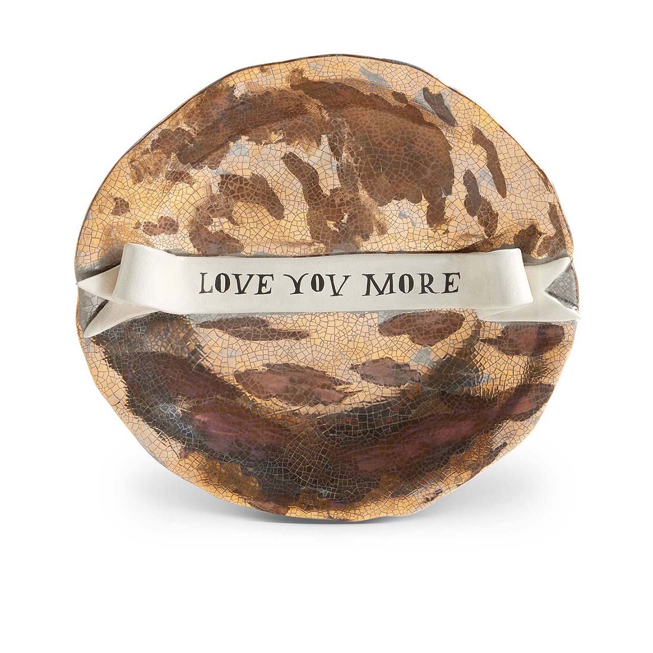 Ruan Hoffman Plate with Ribbon Love You More - LObjet