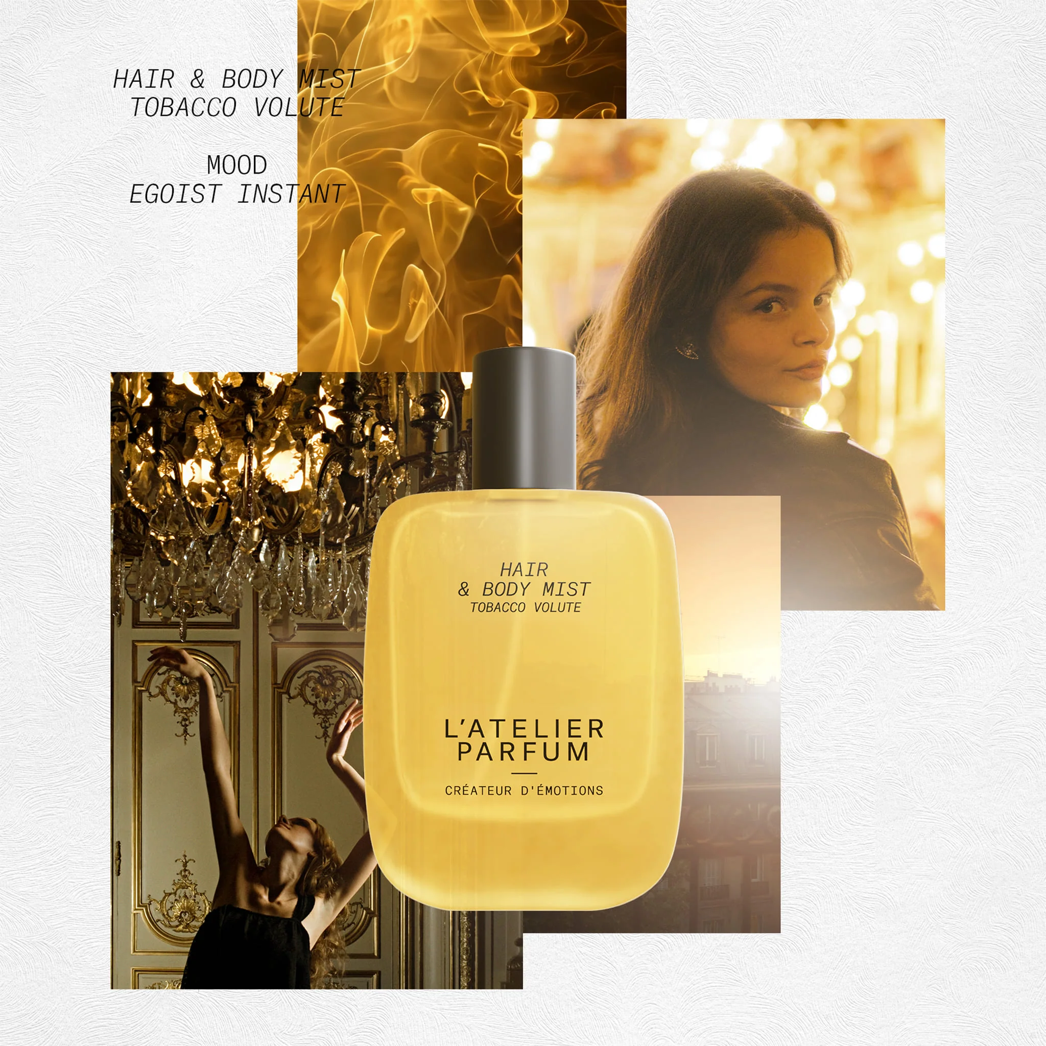 Tobacco Volute Hair and Body Mist- L'Atelier Parfum - Image 2